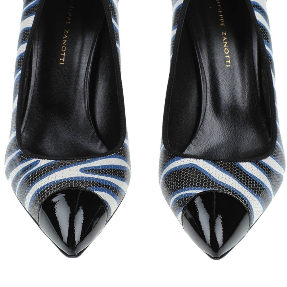 Giuseppe Zanotti Lucrezia 90 Leather High Heel Pumps Size EU 39 Black - Picture 3 of 6